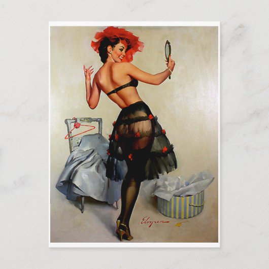 反射ピンアップ ポストカード (正面)