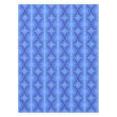 反射ブルーウェーブモダン抽象デザインアート テーブルクロス (正面)