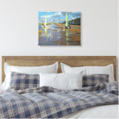 反射ブレー砂丘フランス キャンバスプリント (インサイチュ (寝室))