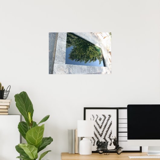 反射プール ポスター (ホームオフィス)