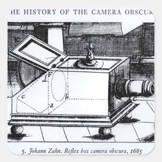 反射ボックスカメラのオブスプラ スクエアシール (正面)