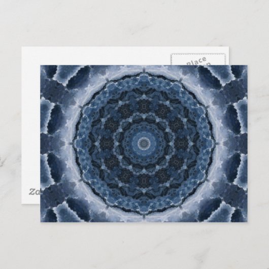 反射万華鏡のように千変万化するパターン ポストカード (正面/裏面)