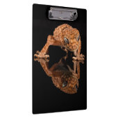 反射付き小さくかわいいトカゲ爬虫類 クリップボード (右)