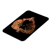 反射付き小さくかわいいトカゲ爬虫類 マグネット (左側)