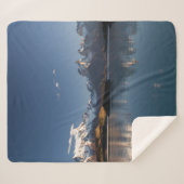 反射写真における雪山 シェルパブランケット (正面(横))