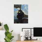 反射列車 ポスター (ホームオフィス)