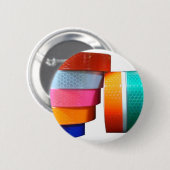 反射器反射ポリ塩化ビニールのステッカーテープ反射器 缶バッジ (正面&裏面)