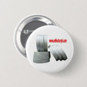 反射器反射灰色テープ反射器 缶バッジ (正面&裏面)