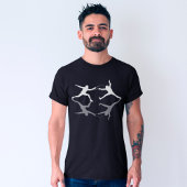 反射型フェンサーフェンシングスポーツ愛好家 Tシャツ