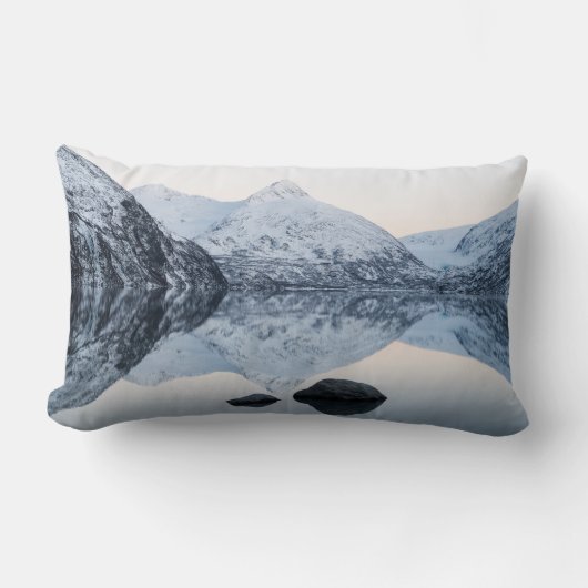 反射型ポルタージュ湖 ランバークッション (正面)