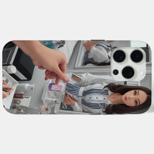 反射型利便性鏡鏡 Case-Mate iPhoneケース (裏面 (横))