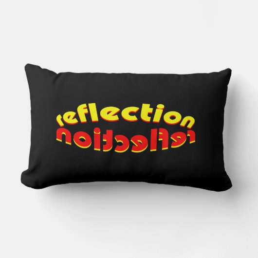 反射完全性腰枕 ランバークッション (正面)