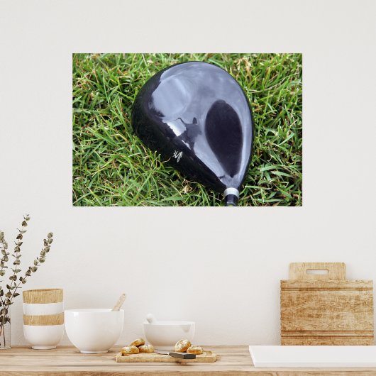 反射性ゴルフ ポスター (キッチン)