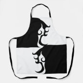 反射性デコモダン女性 エプロン (正面)