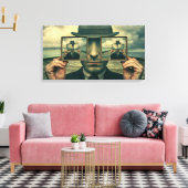 反射性 キャンバスプリント (インサイチュ (リビング))