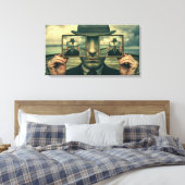 反射性 キャンバスプリント (インサイチュ (寝室))