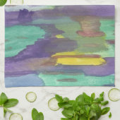 反射抽象芸術アート キッチンタオル (折り畳み)