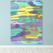 反射抽象芸術アート キャンバスプリント (インサイチュ (ウッドフロア))