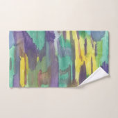 反射抽象芸術アート バスタオルセット (ハンドタオル)