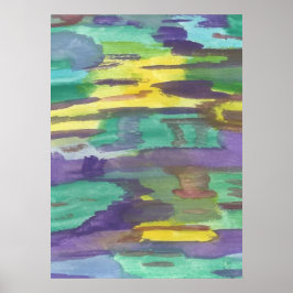 反射抽象芸術アート ポスター