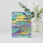 反射抽象芸術アート ポストカード (スタンド正面)