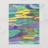 反射抽象芸術アート ポストカード (正面)