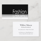 反射文字-ファッション – 名刺 (正面/裏面)
