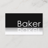 反射文字- Baker – 名刺 (正面)