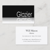 反射文字- Gladier – 名刺 (正面/裏面)