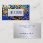 ©反射水リップル抽象芸術撮影ar 名刺 (正面/裏面)