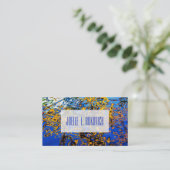 ©反射水リップル抽象芸術撮影ar 名刺 (スタンド正面)