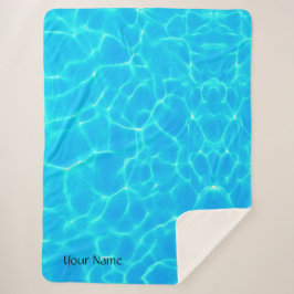 反射波付き水彩模様 シェルパブランケット