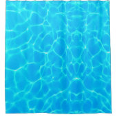 反射波付き水彩模様 シャワーカーテン (正面)