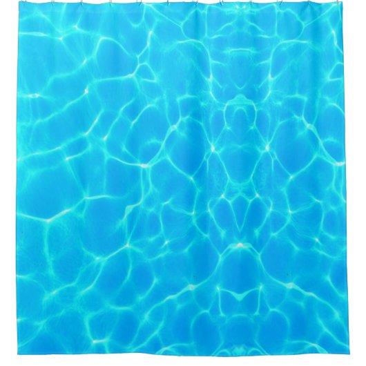 反射波付き水彩模様 シャワーカーテン (正面)