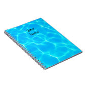 反射波付き水彩模様 ノートブック (右側)