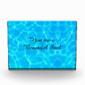 反射波付き水彩模様 フォトブロック (正面)