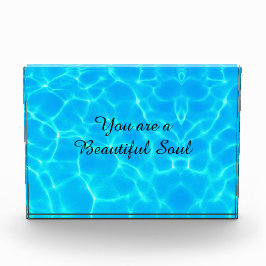 反射波付き水彩模様 フォトブロック