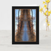 反射湖ショアカード カード (黄色い花)