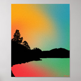 反射湖 ポスター
