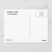 反射湖 ポストカード (裏面)