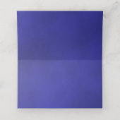 反射王室の青バラ結婚の書入力 プレイスカード (内部開封)