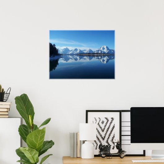 反射疑問に思 ポスター (ホームオフィス)