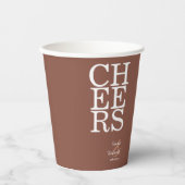 反射結婚応援粘土ID774 紙コップ (正面)