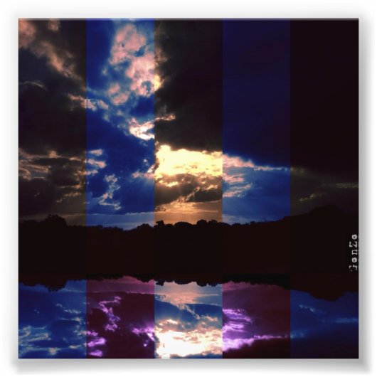 反射自然 フォトプリント            (正面)