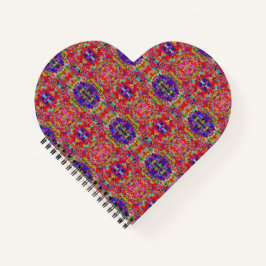 反射赤パターン ノートブック