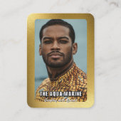 反射金ゴールドコスプレCoscard 名刺 (正面)