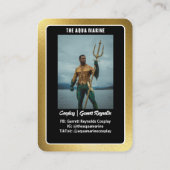 反射金ゴールドコスプレCoscard 名刺 (裏面)