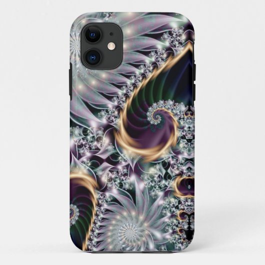 反射銀螺旋フラクタル Case-Mate iPhoneケース (裏面)