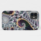 反射銀螺旋フラクタル Case-Mate iPhoneケース (裏面(横))