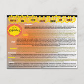 反射鏡のスーパーパワー動物が爬虫類 ポストカード (正面)